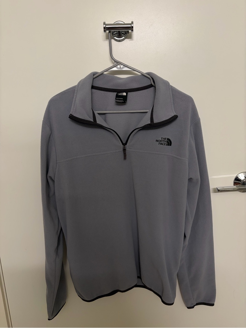 The North Face Light Gray Half-Zip Fleece Pullover